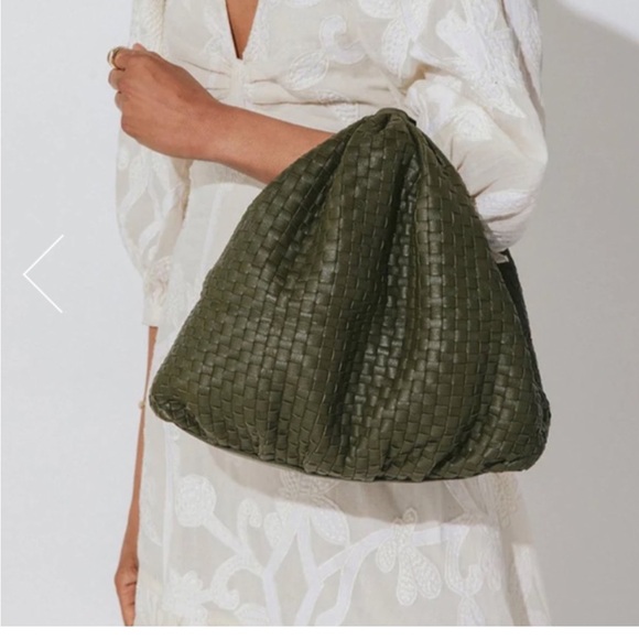Cleobella Handbags - Cleobella Nia Woven leather bag NWT
